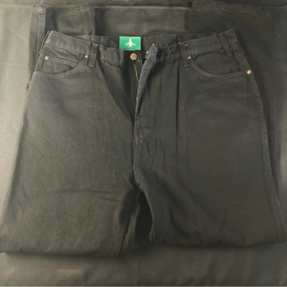 NWT Route 66 Regular‎ Five Pocket Black Jeans Size 40W/32L - Picture 3 of 3